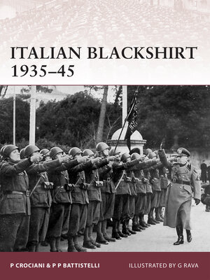 cover image of Italian Blackshirt 1935&#8211;45